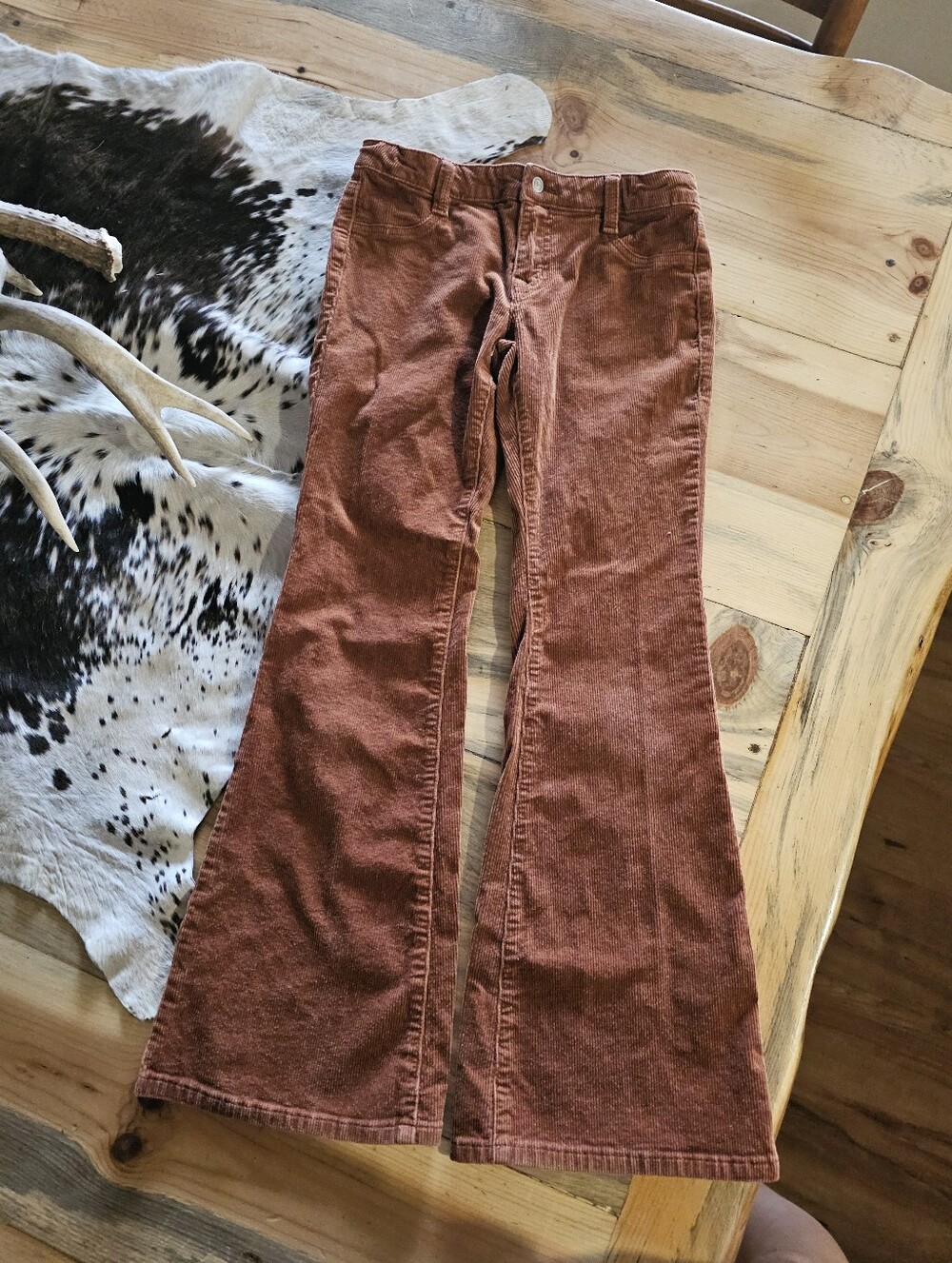 Girls Rock&Roll Denim Courderoy Flares
